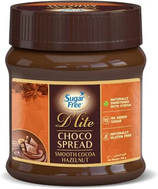 Sugar Free D'lite Choco Spread Smooth Cooca Hazelnut 300G