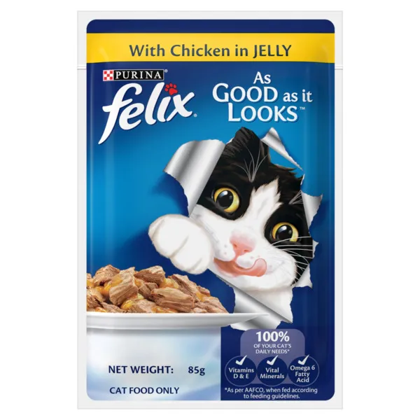 Felix Adult Cat With Chicken In Jelly
