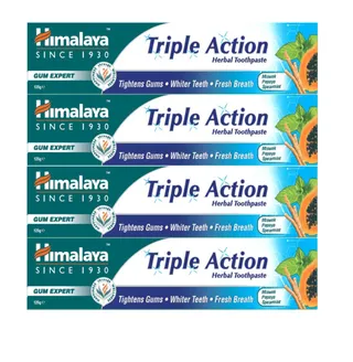 هيمالايا معجون أسنان عشبي مفعول ثلاثي  125X4 جم
