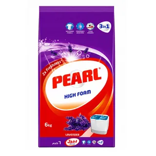 Pearl 3in1 High Foam Detergent Powder Lavander Scents 6Kg