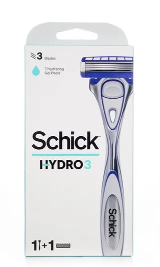 Schick Hydro3 Razor with 1 Refill Cartridge