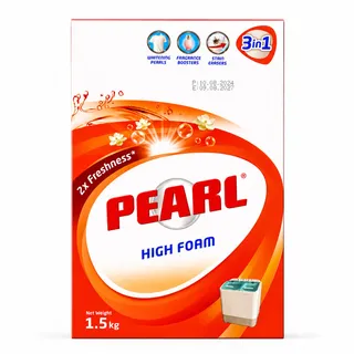 Pearl 3in1 High Foam Detergent Powder Original Scents 1.5Kg