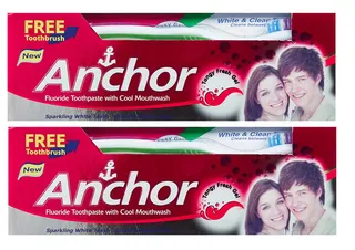 Anchor Toothpaste Tangy Gel 2X125Ml
