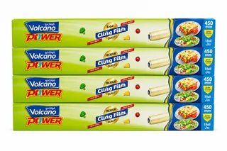 Volcano Power Premium Cling Film 45sqft  3+1