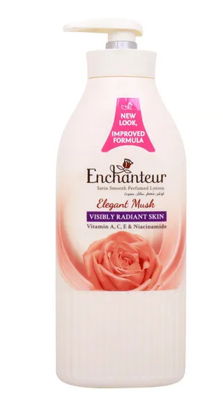 Enchanteur Satin Smoth Lotion Elegant Musk 650Ml