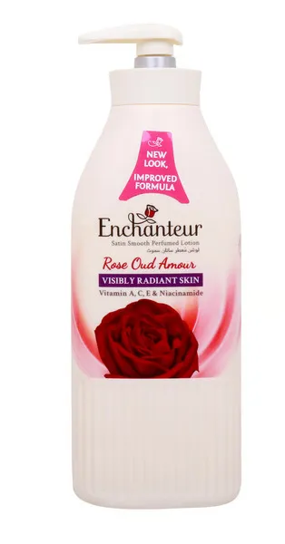 Enchanteur Satin Smoth Lotion Rose oud 650Ml