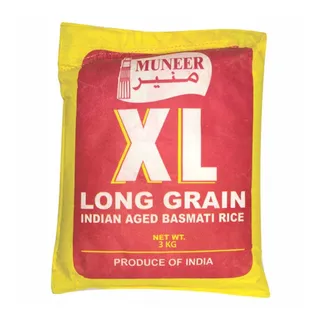 Muneera XL Basmati Rice 3Kg