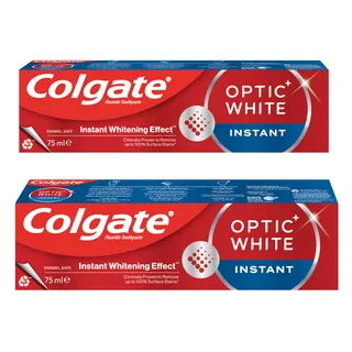 Colgate Optic White Instant Whitening Effect Toothpaste 2X75Ml