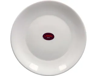 Borosil Larah Opal Plain White Dessert Plate 7.5"