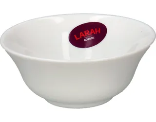 بوروسل وعاء  سادة أبيض 4.2"
