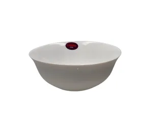 Borosil Larah Opal Plain White Fruit Bowl 8"