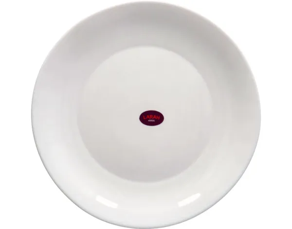 Borosil Larah Opal Plain White Dinner Plate 11"