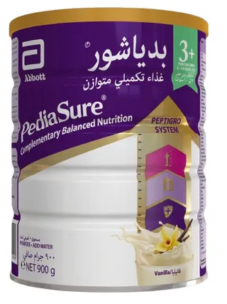 PediaSure PeptiGro Complete 3+ Vanilla Milk Powder (3-10 Years) 900g