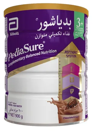 PediaSure PeptiGro Complete 3+ Chocolate Milk Powder (3-10 Years) 900g