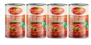 California Garden Fava Beans Peeled Secreet Recipe 4X450g