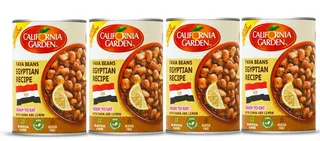 California Garden Fava Beans Egyptian Recipe With Cumin & Lemon 4X450G