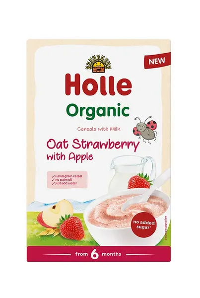 Holle Organic Milk Porridge Oat Strawberry & Apple (6 Months) 250G