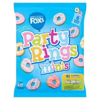 Fox's Party Ring Minis 6 Packs