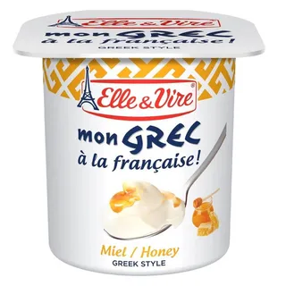 Elle & Vire Mongrec Honey Greek Style Yoghurt 125G