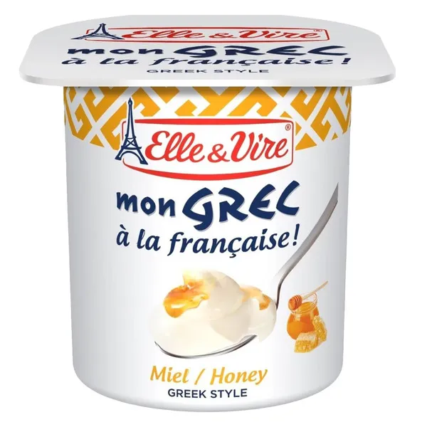 Elle & Vire Mongrec Honey Greek Style Yoghurt 125G