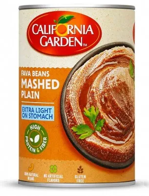 California Garden High Protein Mashed Plain Fava Beans 450G