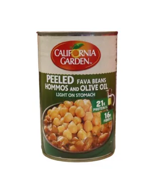 California Garden High Protein Fava Beans With Hommos & Olive Oil 450G