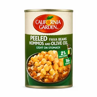 California Garden High Protein Fava Beans With Hommos & Olive Oil 450G