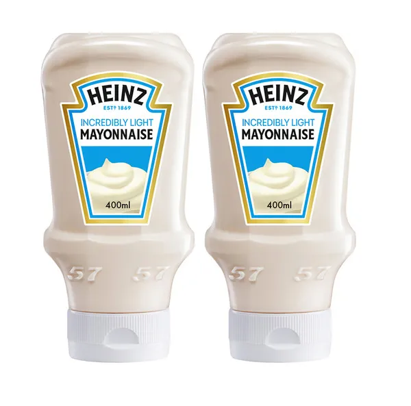 Heinz Incredibly Light Mayonnaise 2X400G