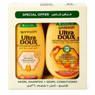 Garnier Ultra Doux Honey Shampoo + Conditioner 400ml+360ml