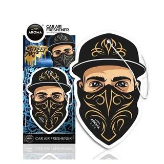 Aroma Car Street Art Mask Car Freshener