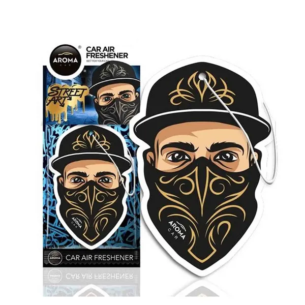Aroma Car Street Art Mask Car Freshener