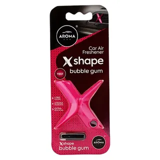 Aroma X Shape Bubble Gum Car Freshner