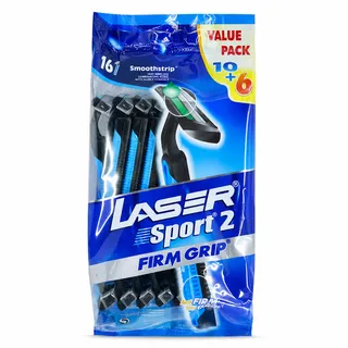 Laser Sport 2 Razor with Long Handle 10+6's