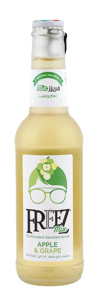 فريز مكس مشروب غازي بنكهة التفاح والعنب