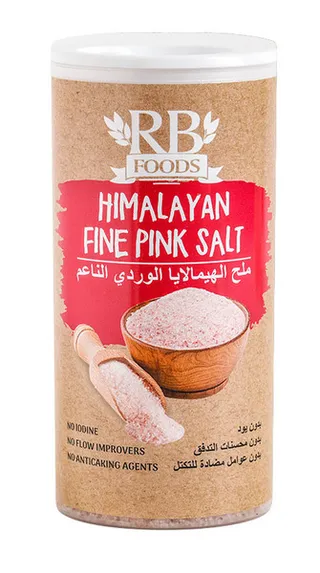 ار بي فودز ملح الهيمالايا الوردي الناعم 1 كجم