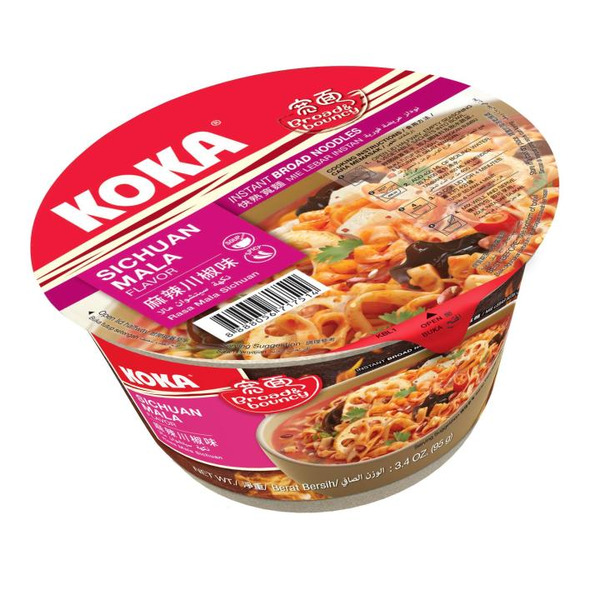 Koka Instant Bowl Noodles Sichuan Mala Flavour 95G