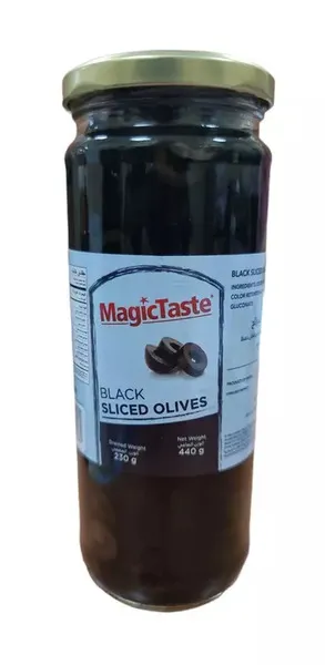 Magic Taste Black Sliced Olives 440G