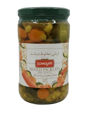 Somayeh Mixed Pickle Small Slice 680G