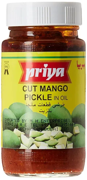 Priya Pickle Cut Mango in Oil 300G