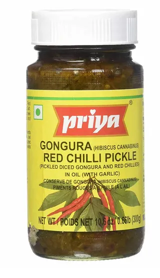Priya Pickle Gongura Red Chilli 300G