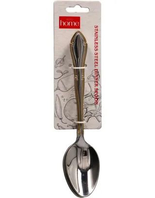 Into home Dinner Spoon Set 6's Gold Line -2.8mm