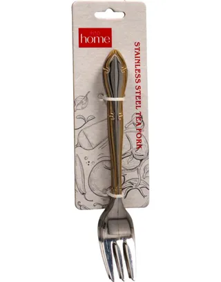 Into home Tea Fork Set 6's Gold Line -2.5mm