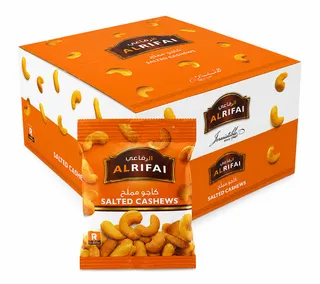 الرفاعي كاجو مملح 25X24 جم