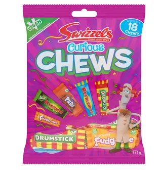Swizzels Curious Chews Candy Pouch 171G
