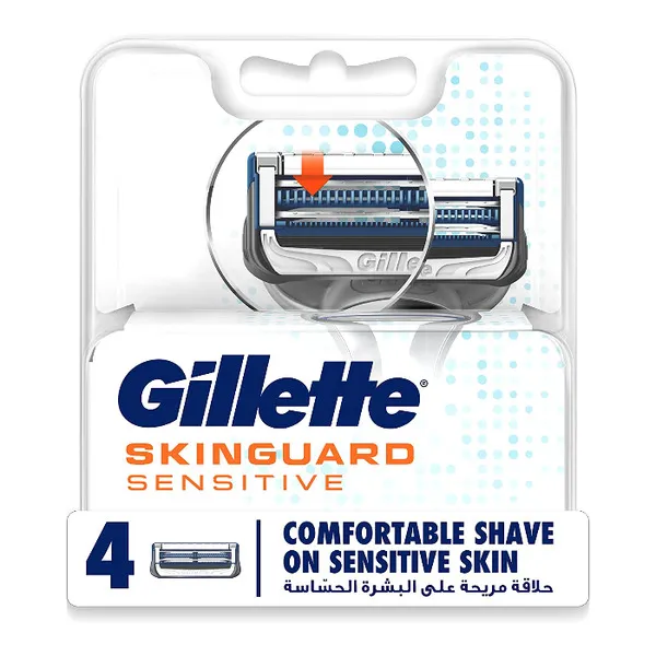 Gillette Skinguard Sensetive Razor Blade 4Pcs