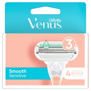 Gillette Venus Smooth Sensitive Disposable Pink Shaving Razor 4Pcs