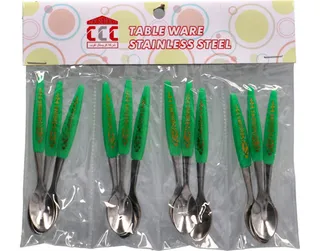 CCC Stainless Steel Moka Spoon Set 12's