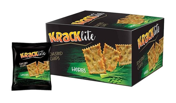 Kracklite Toasted Chips Herbs 10X33G