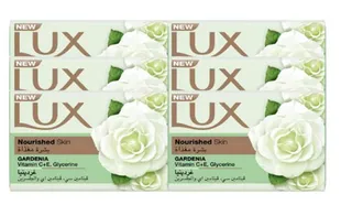 Lux Bar Soap Nourished Skin Gardenia 6X75G