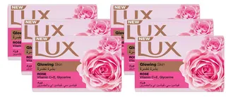 Lux Bar Soap Glowing Skin Rose 6X75G